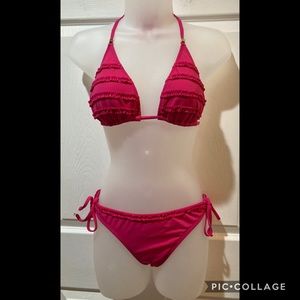 {SALE} Tommy Hilfiger triangle bikini set SZ S